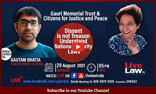 [Full Video] Gautam Bhatia Speaks On Dissent Is Not Treason, Understand National Security Laws