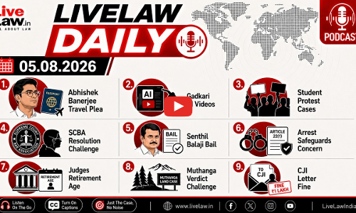 LiveLaw Daily | Nitin Gadkari Deepfakes| Abhishek Banerjee| Senthil Balaji| Muthanga Case & more