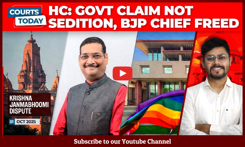 Sedition Against BJP Leader | AI In Trial Courts | Krishna Janmabhoomi | Transgender Rights [VIDEO]