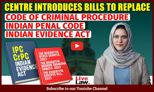 Centre Introduces Bills To Replace IPC, CrPC And Indian Evidence Act In Lok Sabha [Video]